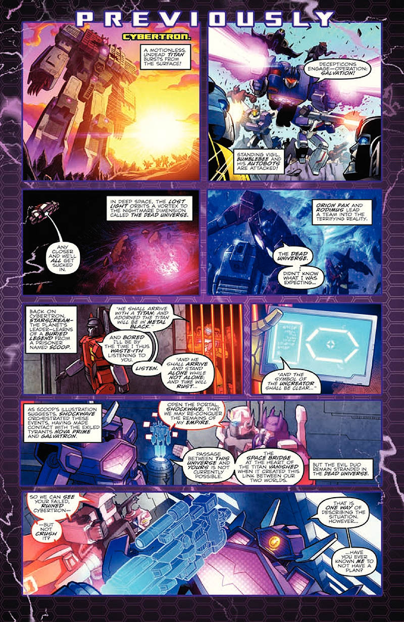 Transformers: Robots in Disguise #23: Dark Cybertron Part 3 Comic